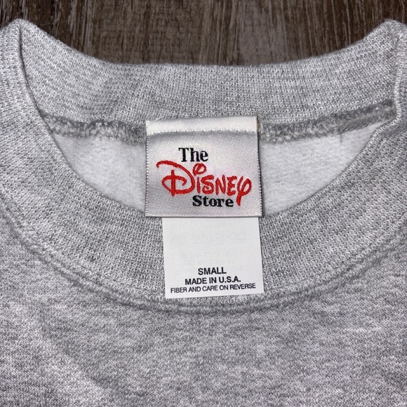 VTG Disney Store Greetings New York Mickey Mouse Small Sweatshirt USA Deadstock - Picture 3 of 9
